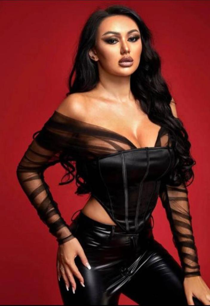 Contrast Mesh Zipper Back Satin Top