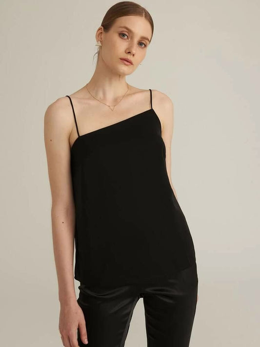 Asymmetrical neck cami top freeshipping - Kendiee