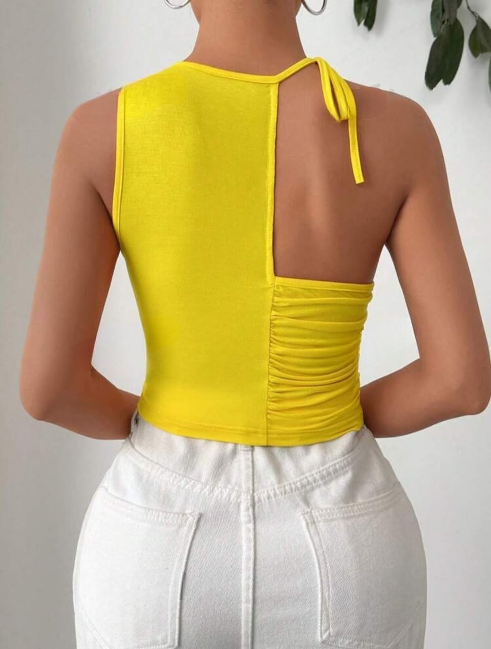 Casual One Shoulder Top