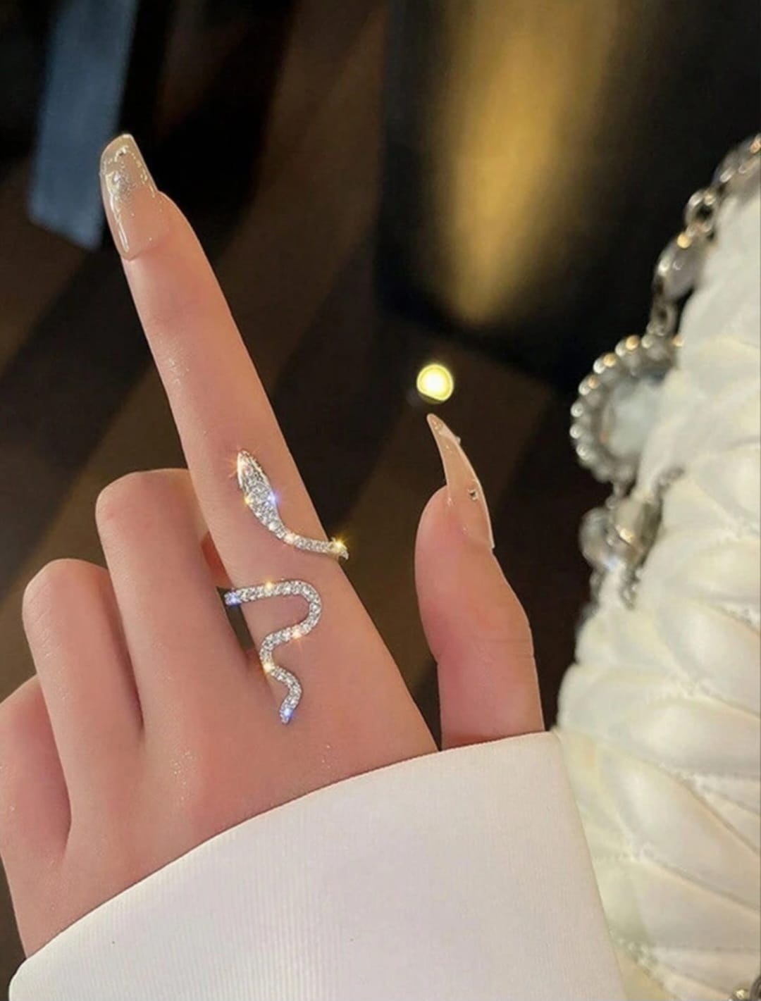 Shining Snake Ring