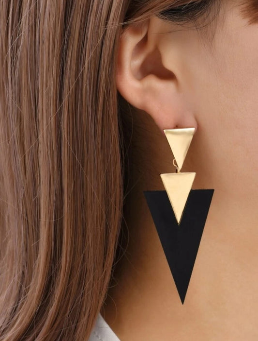 Triangle Drop Earrings