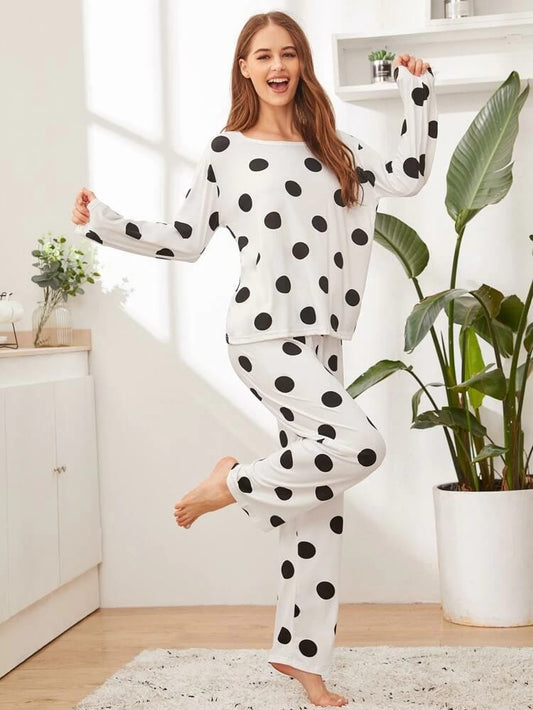 Polka Dot PJ Set freeshipping - Kendiee