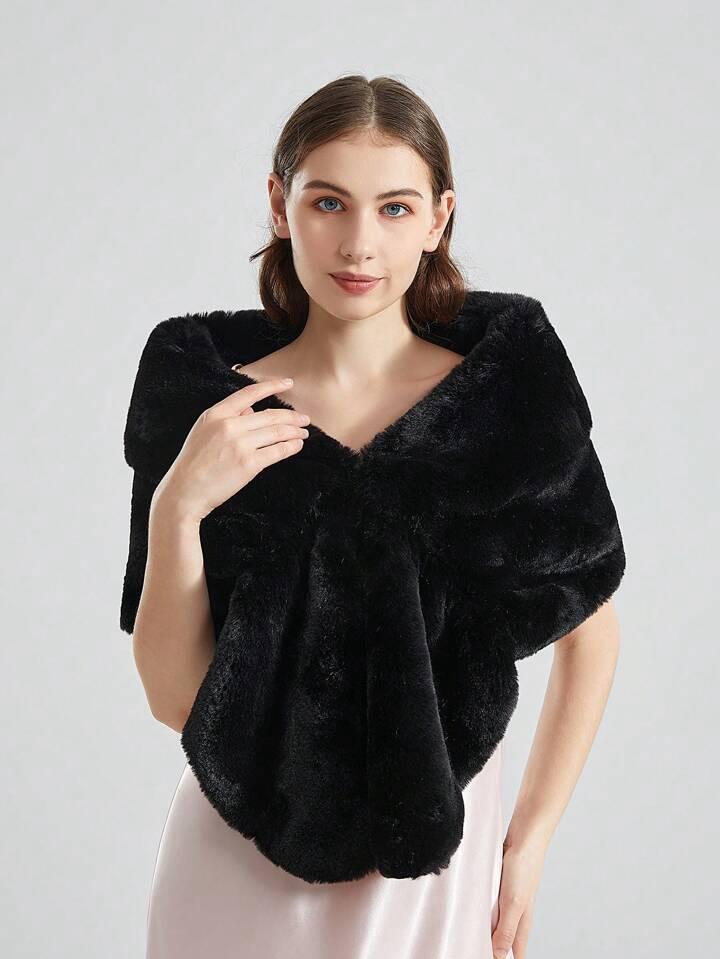 Kendiee Fur Shawl