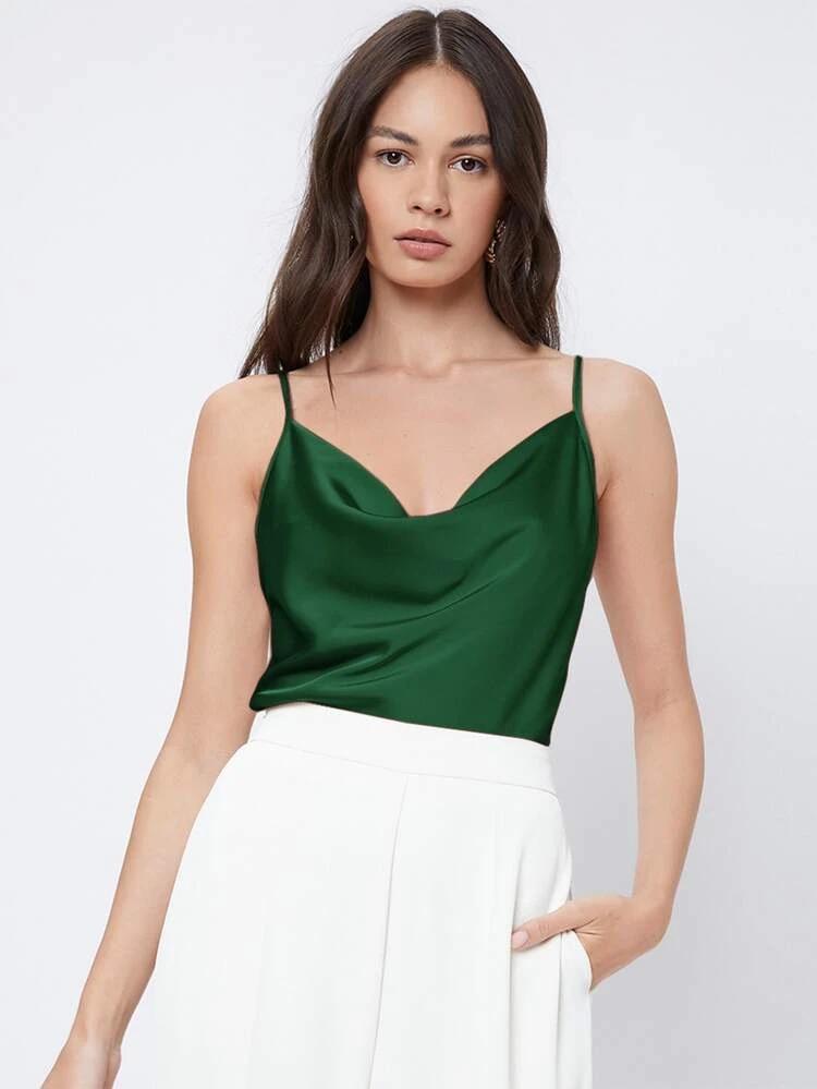 Cowl Neck Cami Top