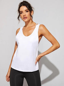 Solid Tank Top 2pcs freeshipping - Kendiee
