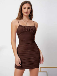 Ruched Bust Bodycon Dress