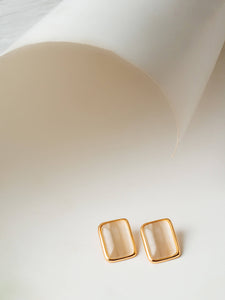 Trendy Indo-Western Golden Earrings